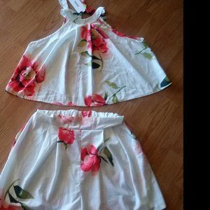 Womens 2 piece Romper